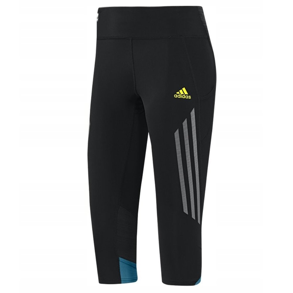 Adidas Supernova 3/4 Tights Black Blue Large Climalite